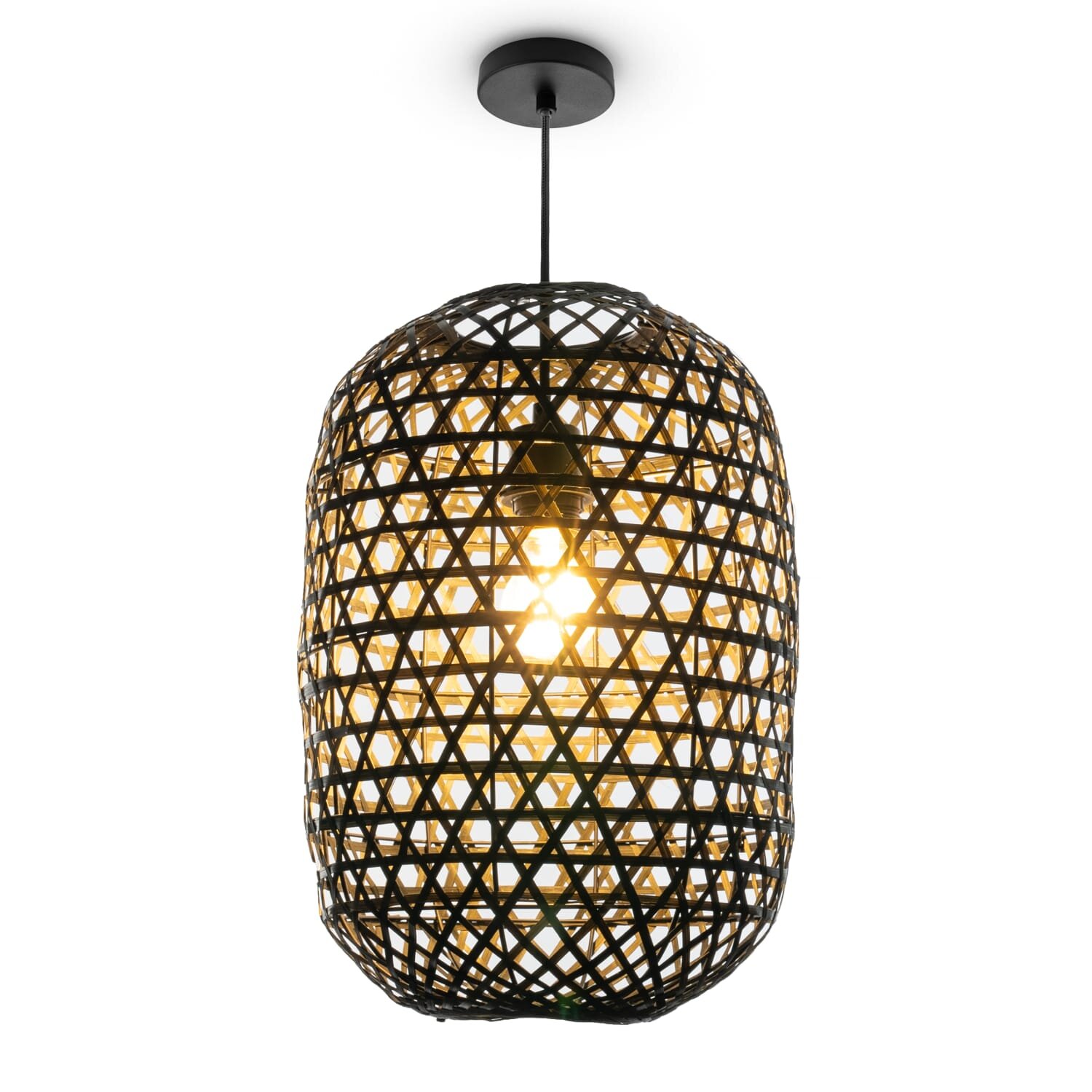 teppich.pl Lampa wisząca Vina czarny