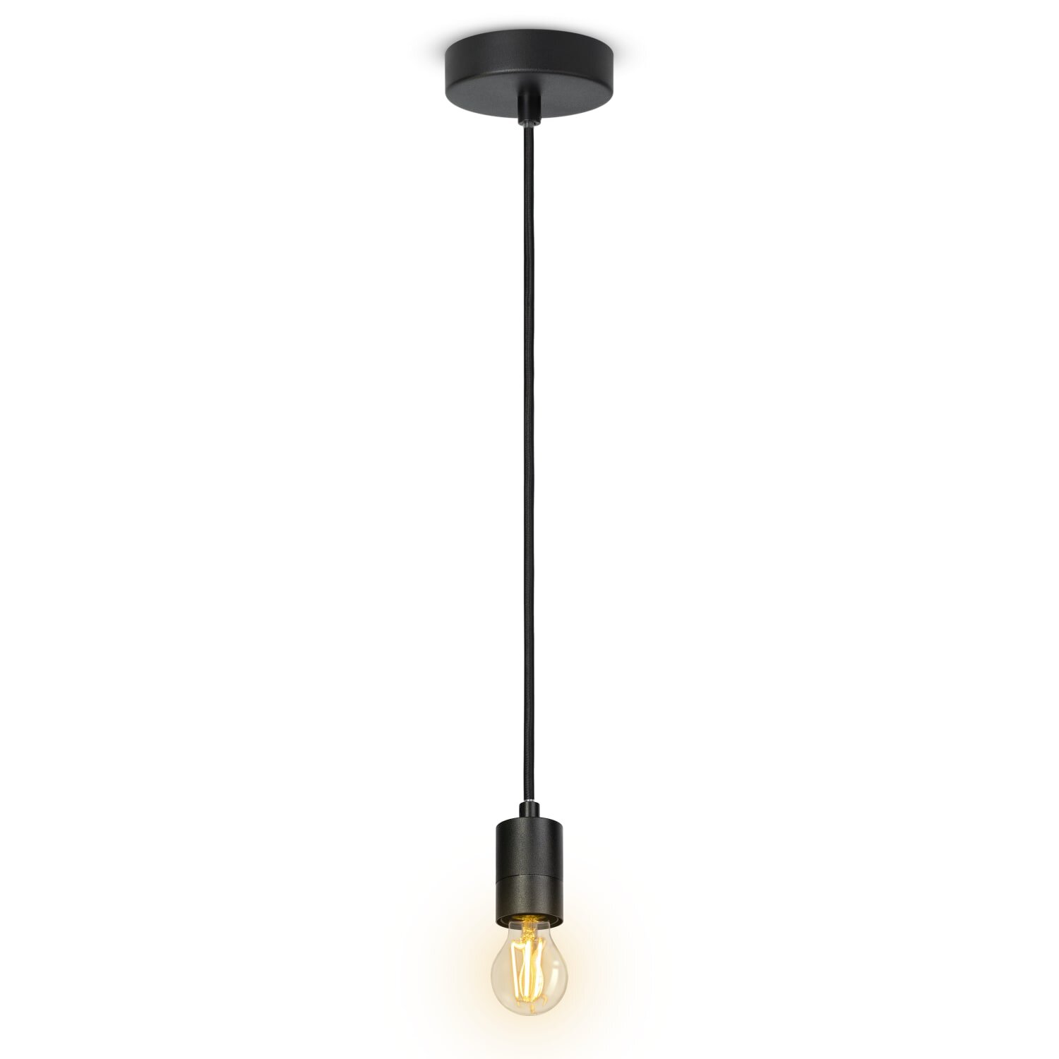 teppich.pl Lampa wisząca Zeno czarny