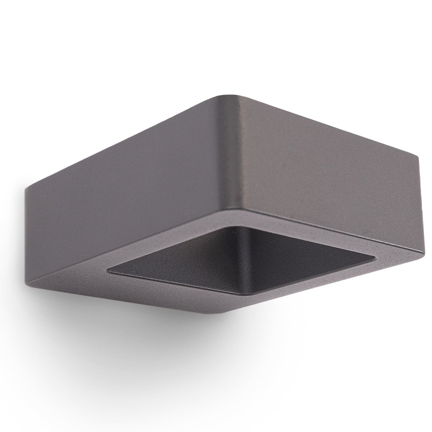 teppich.pl LED-Lampa ścienna Mirawa antracyt