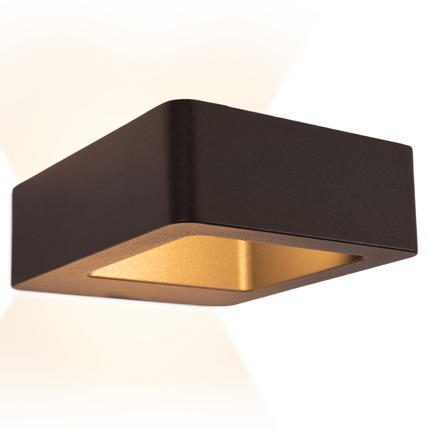 teppich.pl LED-Lampa ścienna Mirawa antracyt