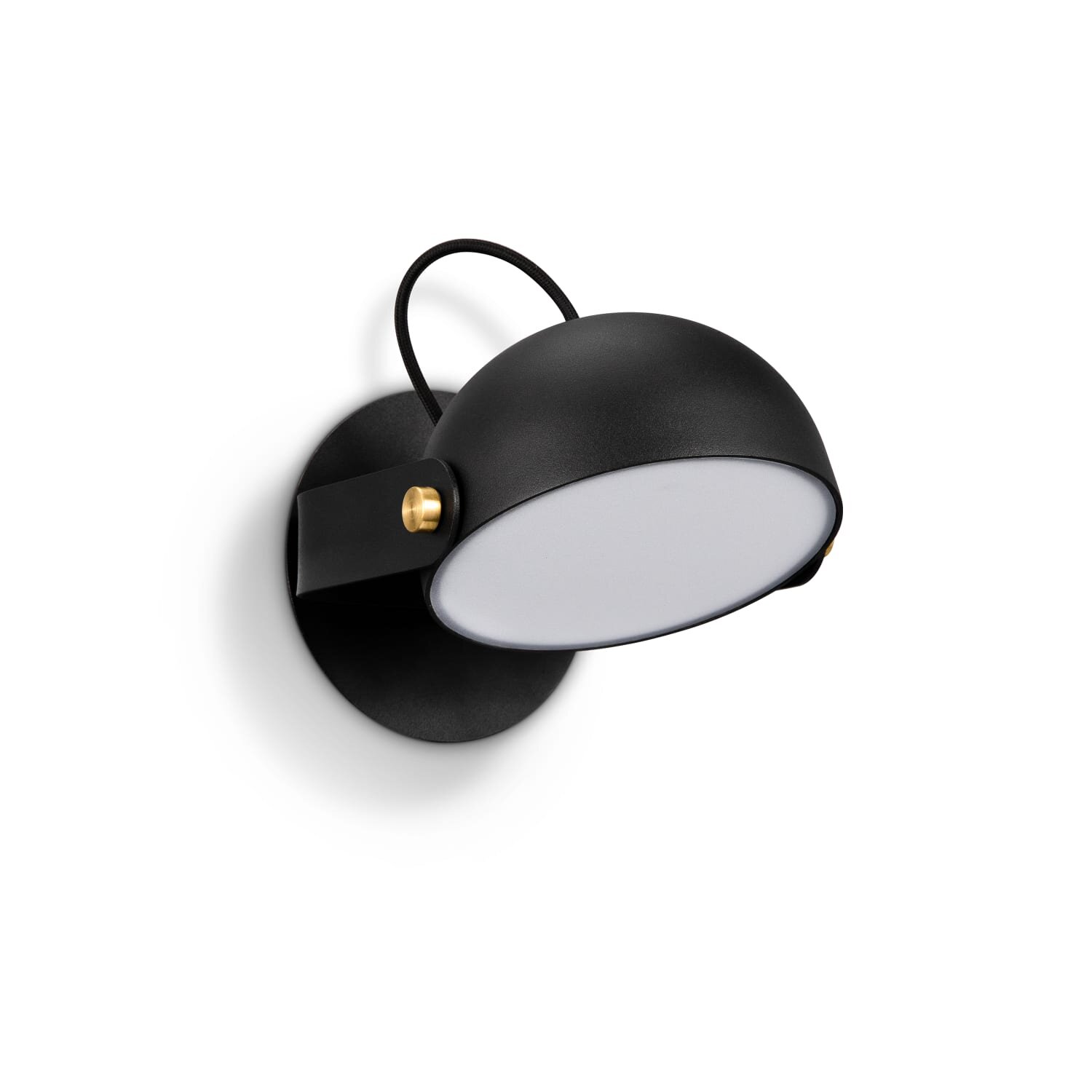 teppich.pl LED-Lampa ścienna Paci czarny