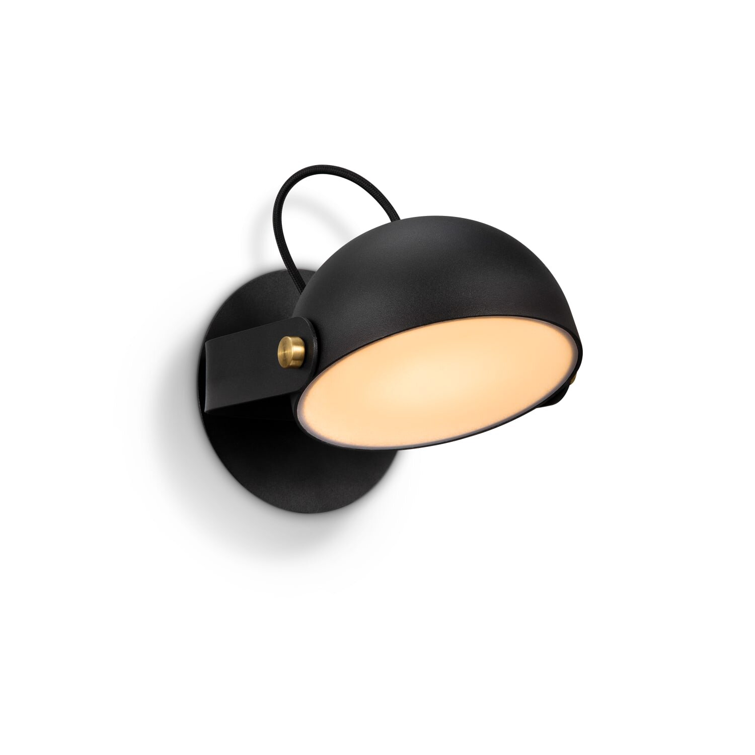teppich.pl LED-Lampa ścienna Paci czarny