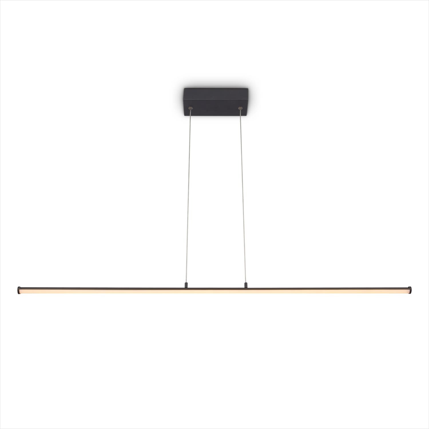 teppich.pl LED-Lampa wisząca Eda czarno-biały