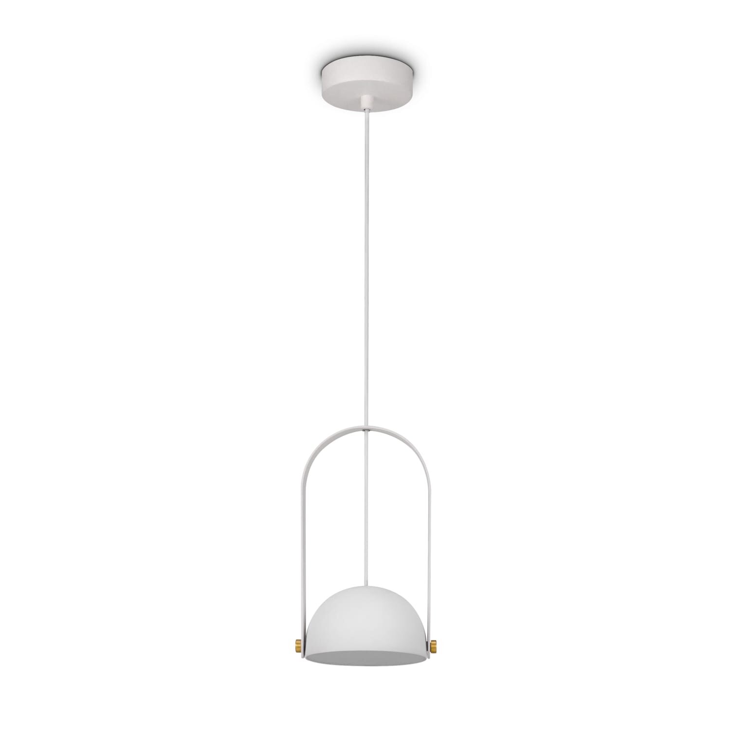 teppich.pl LED-Lampa wisząca Paci biały