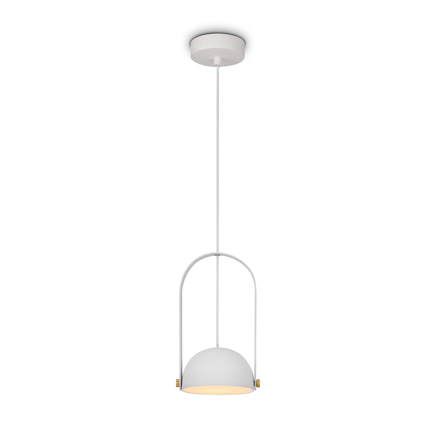 teppich.pl LED-Lampa wisząca Paci biały