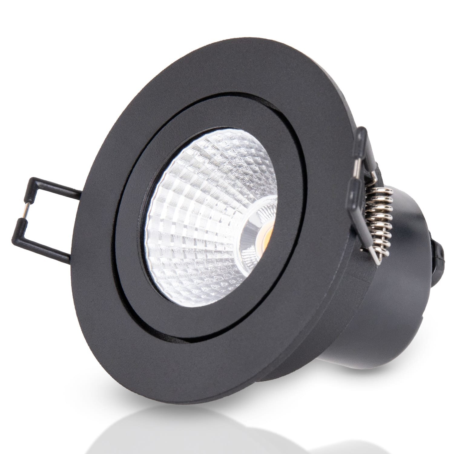 teppich.pl LED-Oprawa sufitowa wpuszczana Elva czarny