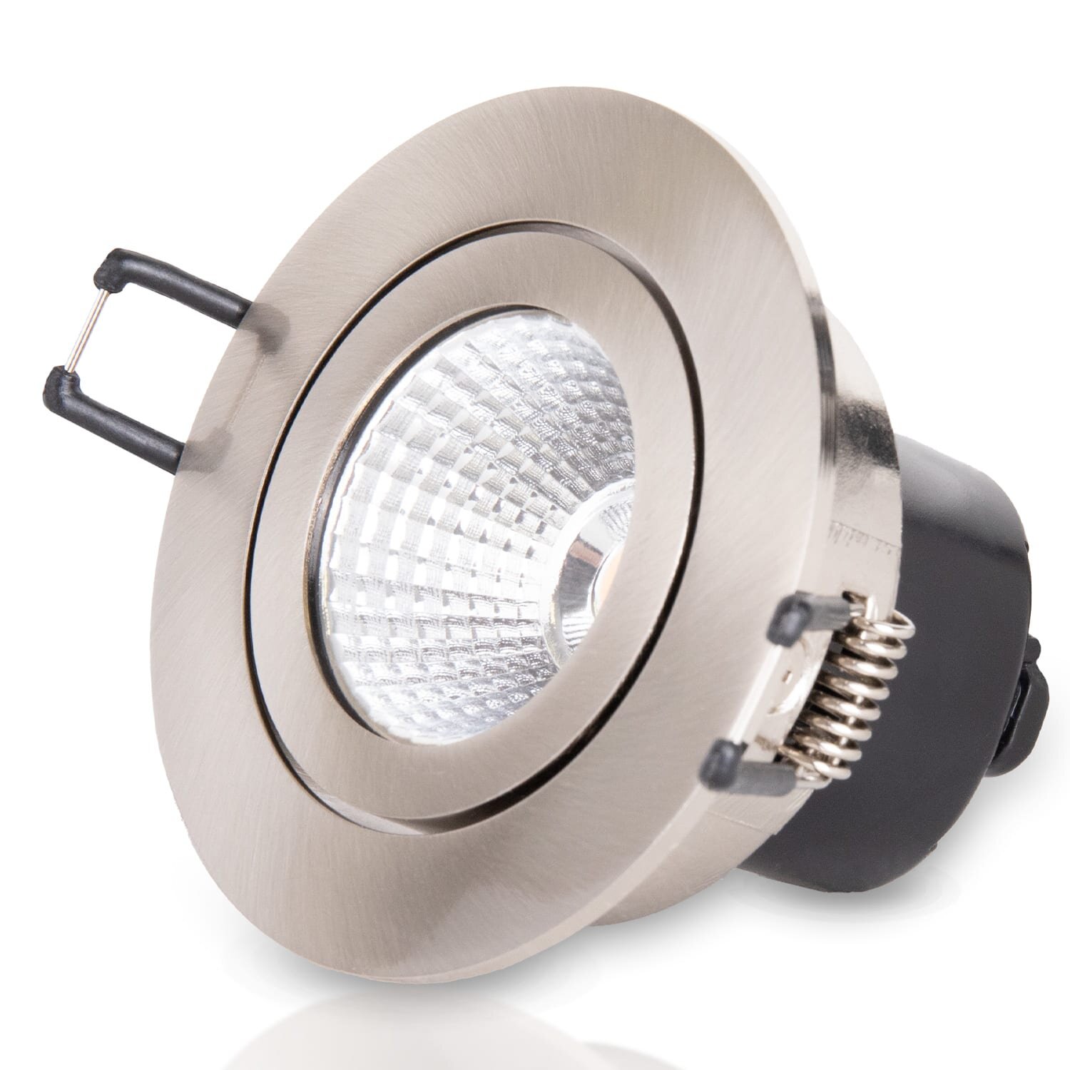 teppich.pl LED-Oprawa sufitowa wpuszczana Elva nikiel