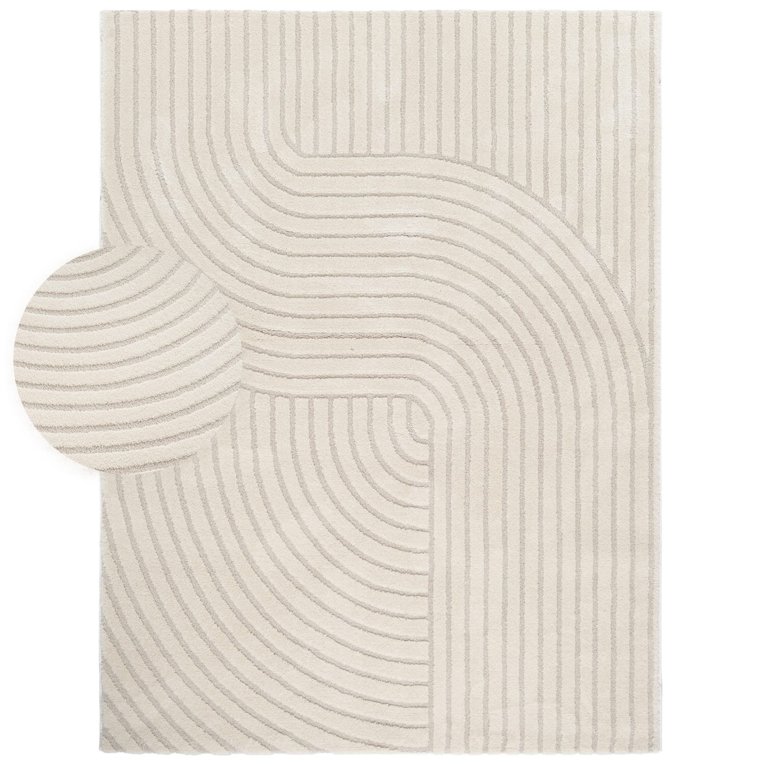 teppich.pl Nowoczesny dywan Aurora krem 200x280 cm