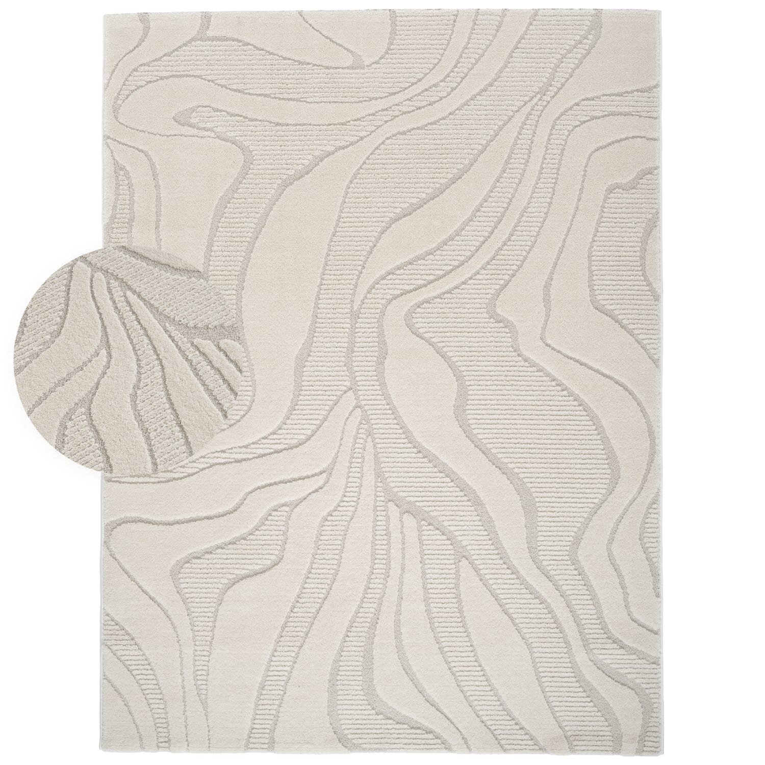 teppich.pl Nowoczesny dywan Aurora krem 200x280 cm
