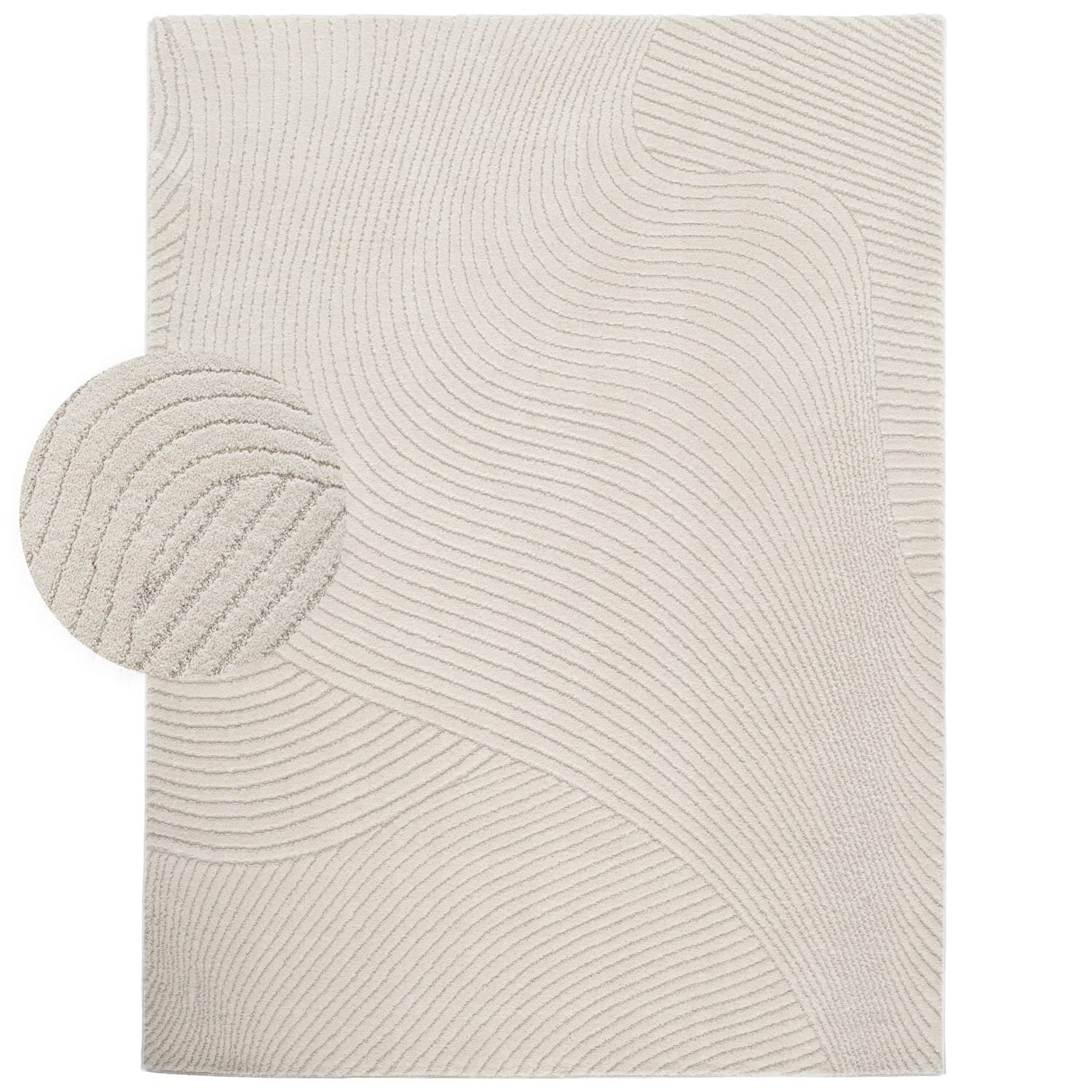 teppich.pl Nowoczesny dywan Aurora krem 200x280 cm