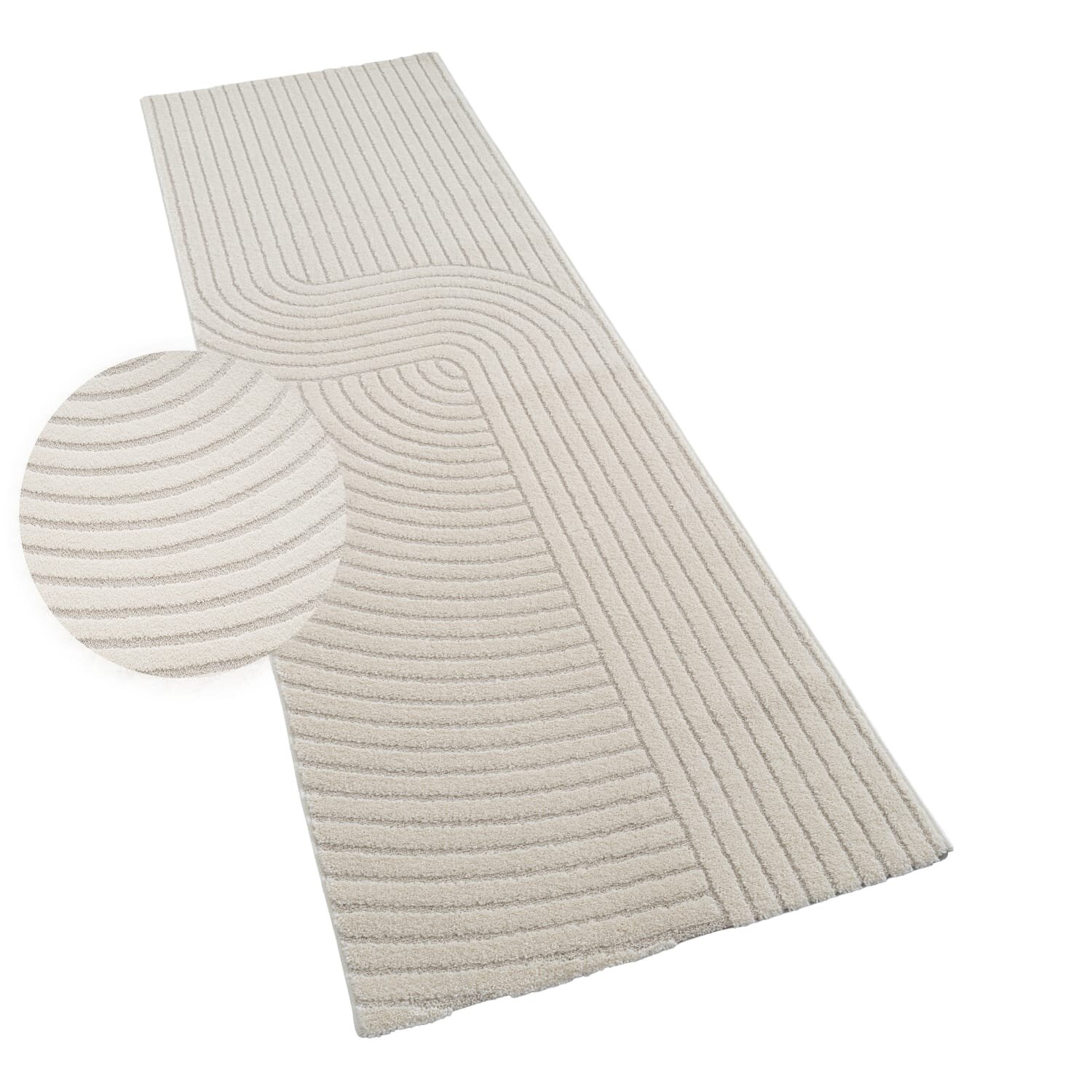 teppich.pl Nowoczesny dywan Aurora krem 80x150 cm