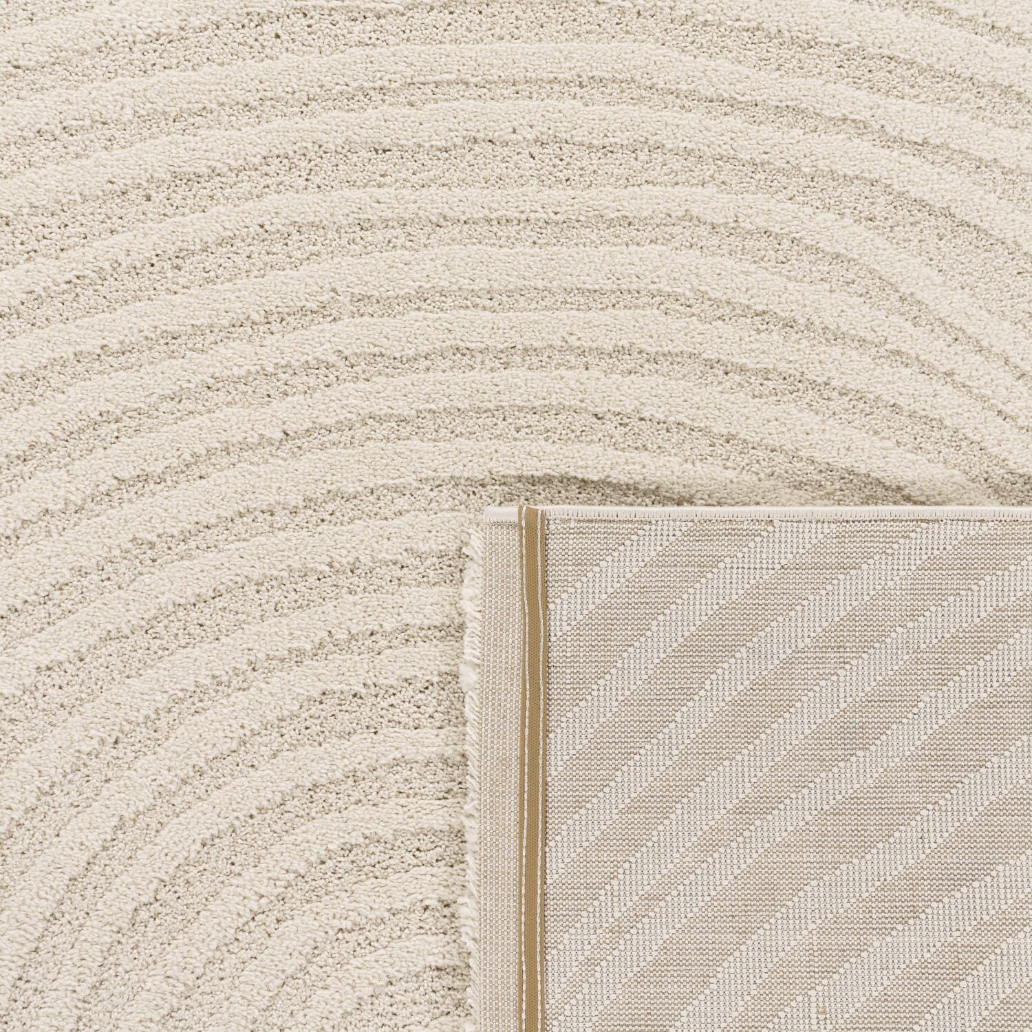 teppich.pl Nowoczesny dywan Aurora krem 80x250 cm