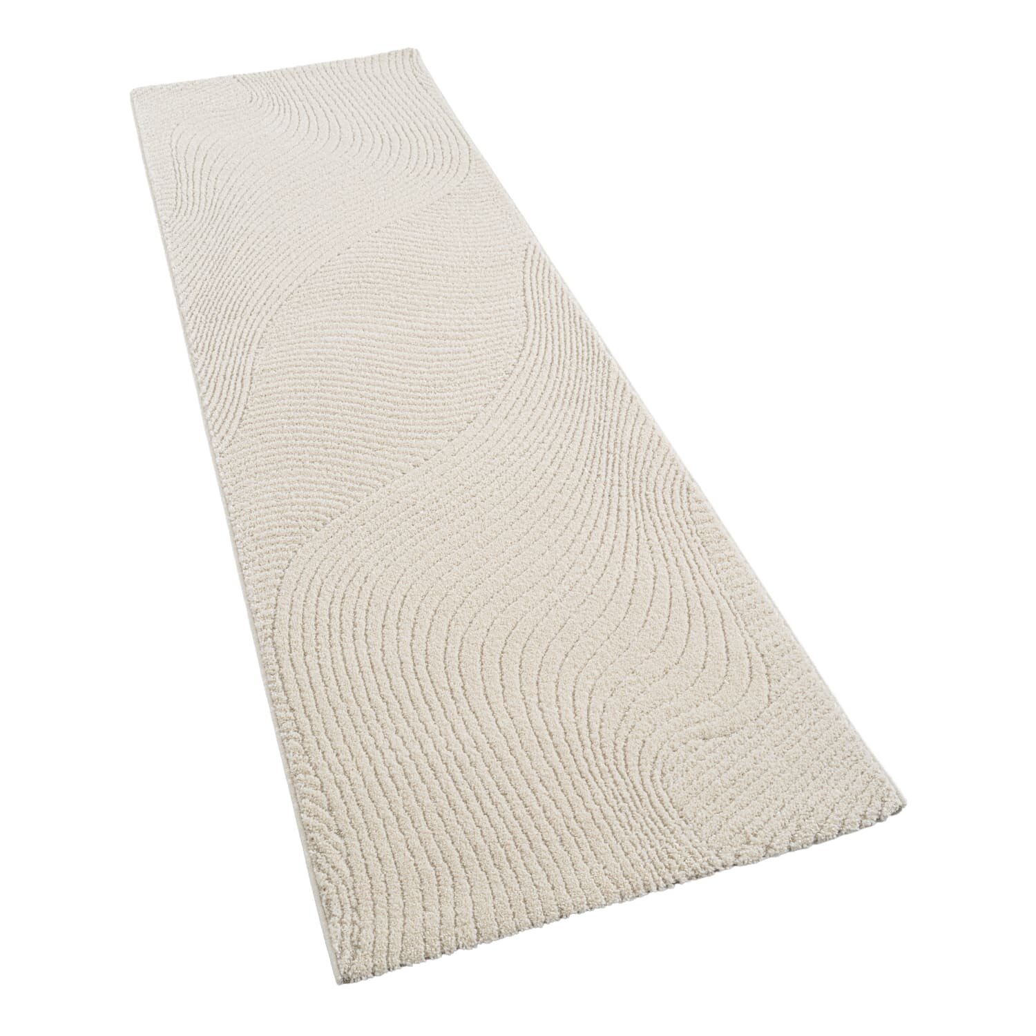 teppich.pl Nowoczesny dywan Aurora krem 80x250 cm