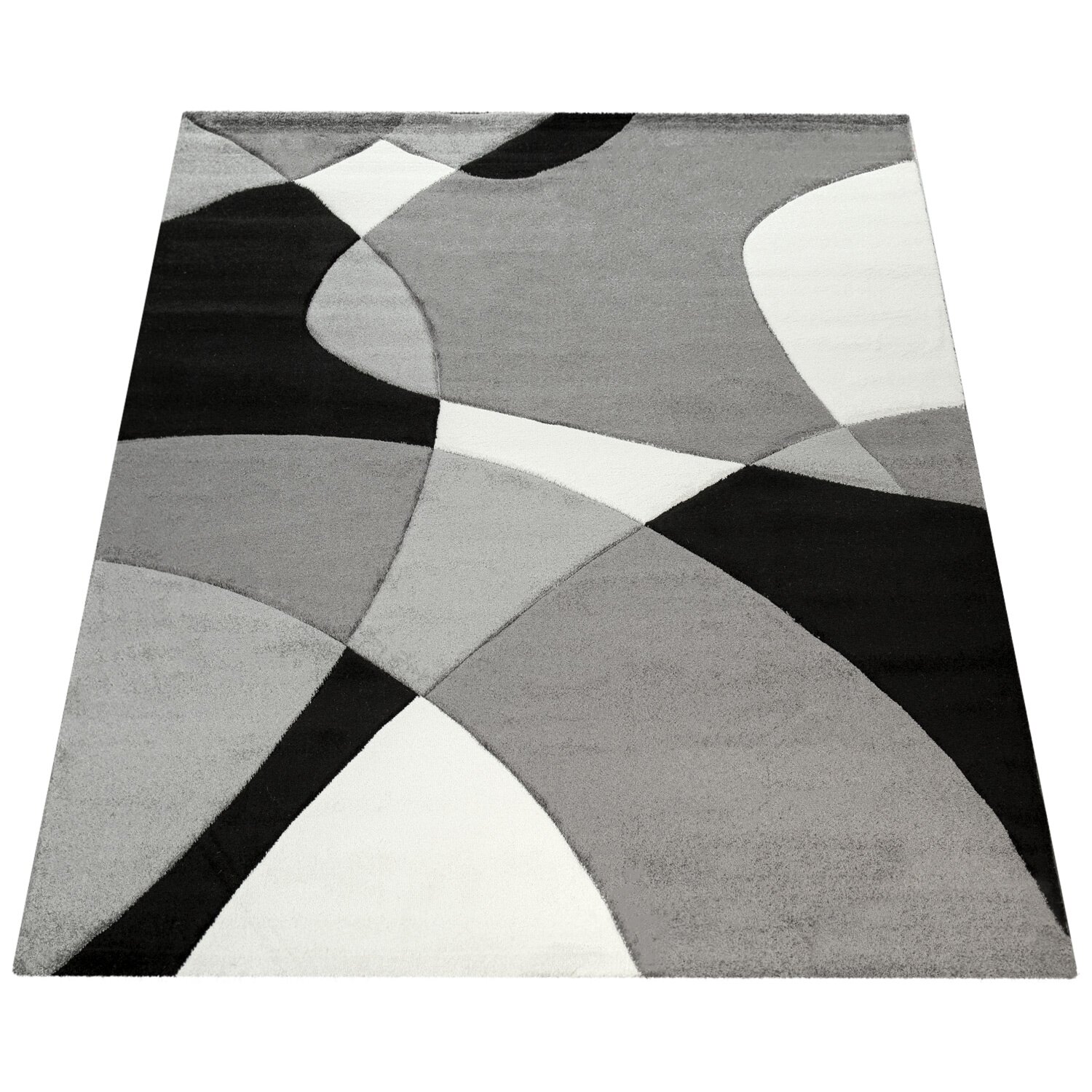 teppich.pl Nowoczesny dywan Diamora czarno-biały 200x290 cm