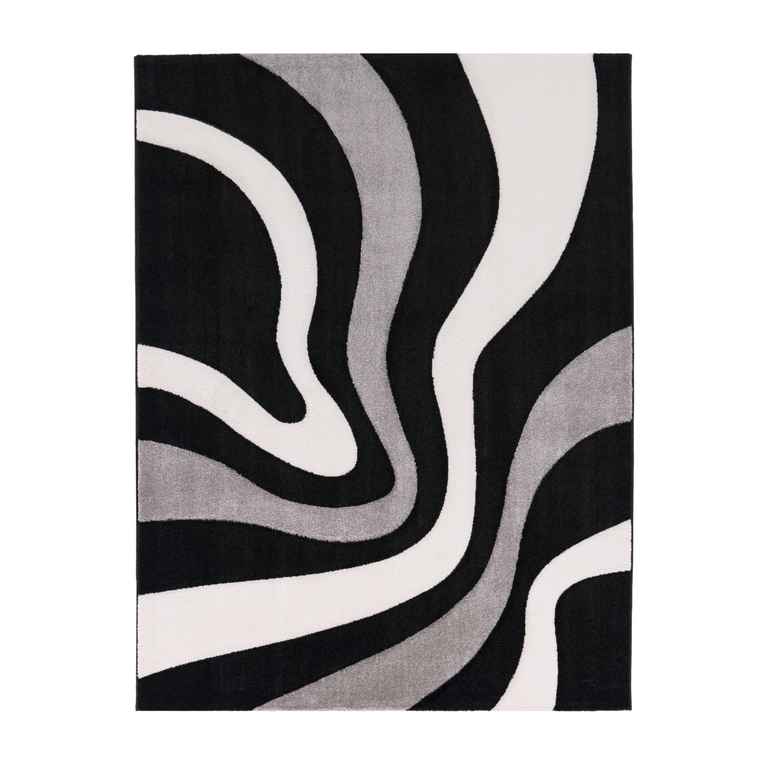 teppich.pl Nowoczesny dywan Diamora czarny 60x110 cm