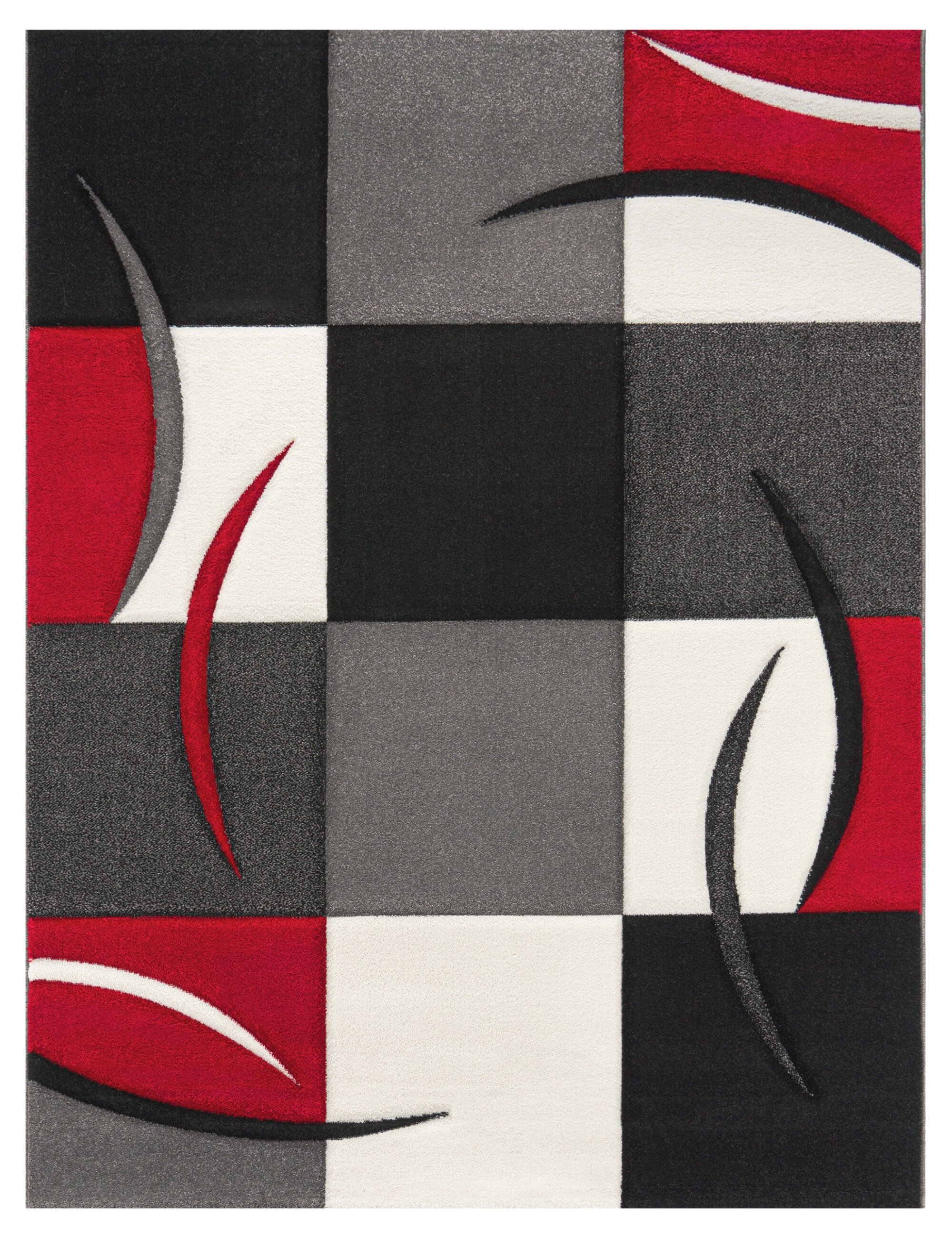 teppich.pl Nowoczesny dywan Diamora czerwony 240x330 cm