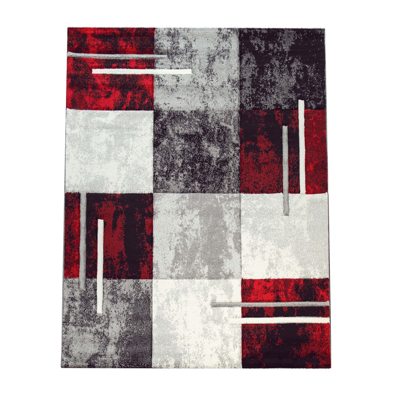 teppich.pl Nowoczesny dywan Diamora czerwony 300x400 cm