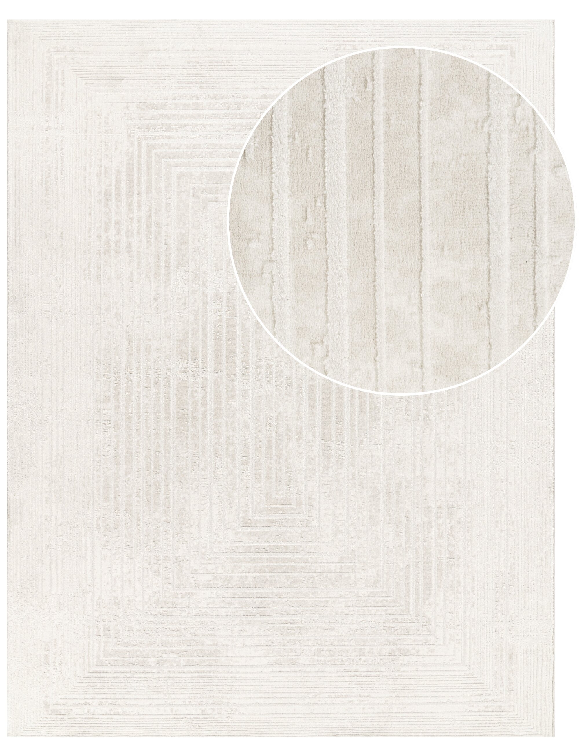 teppich.pl Nowoczesny dywan Myko krem 80x150 cm