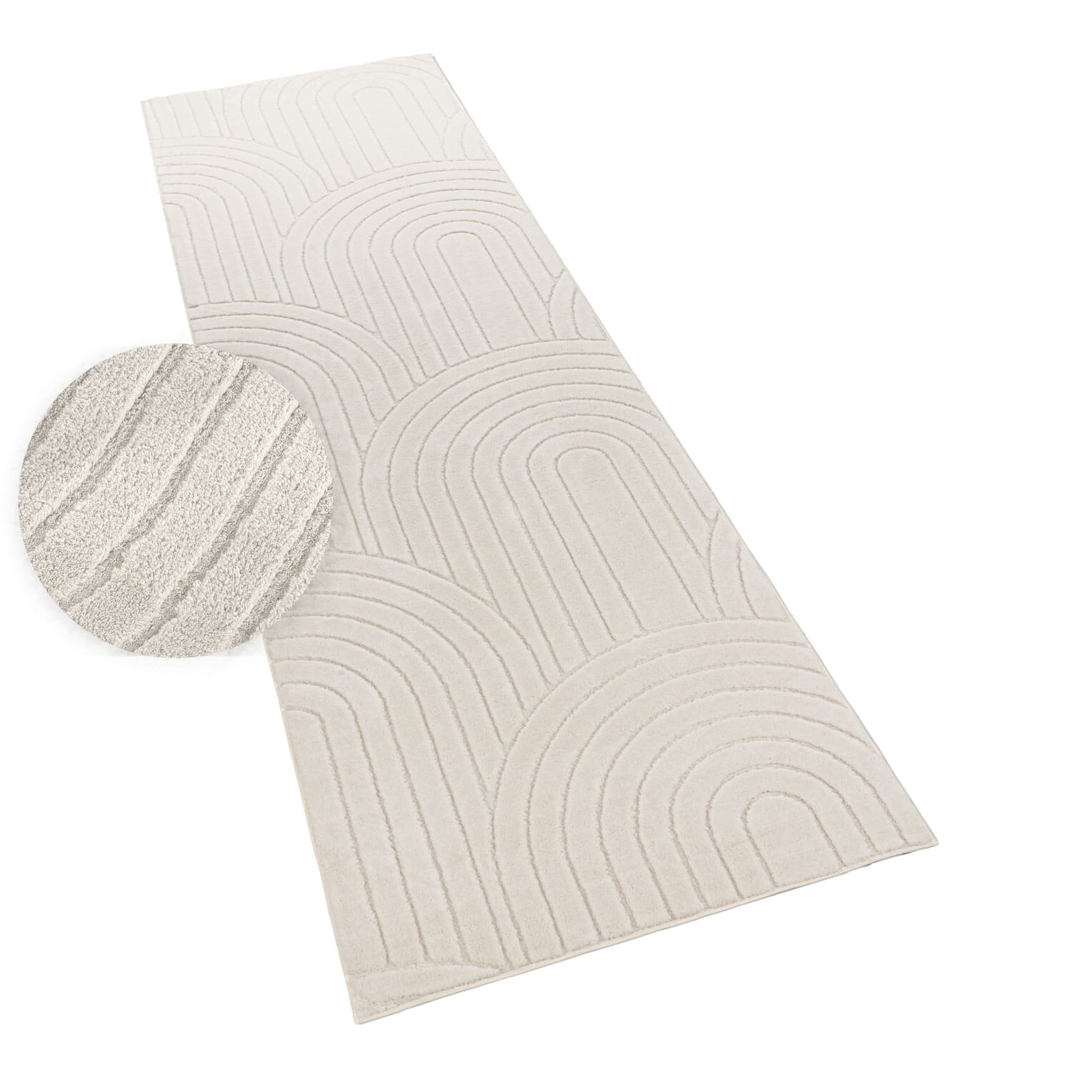 teppich.pl Nowoczesny dywan Tokko krem 80x150 cm