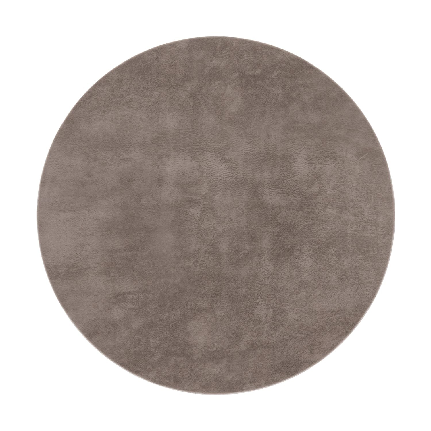 teppich.pl Puszysty dywan Solina taupe 120 cm okrągły